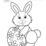 free easter bunny coloring pages