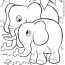 coloring page elephant clip art library