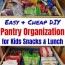 easy diy pantry organization ideas for