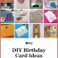 cute diy birthday card ideas that are