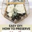 how to preserve wedding flowers from