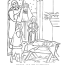 baby jesus in a manger coloring pages