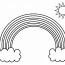 clouds and sun printable coloring page