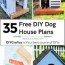 35 free diy dog house plans with step