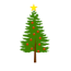 christmas tree logo gráfico por deemka