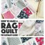 sew a rag quilt the ultimate guide