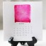 watercolor desktop calendar