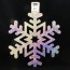 hanging snowflake cutout frozen decoration