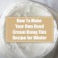 hand cream using this recipe for winter