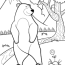 cute bear coloring pages royalty free