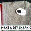 diy shark costume easy no sew