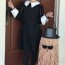wednesday addams and cousin it costume