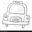 taxi old car coloring page or book