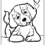 dog coloring pages super adorable and