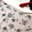 diy printed fabric with rubber stamps