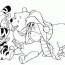 pooh christmas coloring pages photos