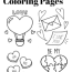 valentines coloring pages free