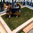 diy patio potty for your dog