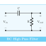rc high pass filter circuit in tikz