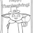 baby yoda thanksgiving printable