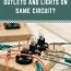 how to wire multiple outlets and lights