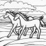 horses coloring pages running horses