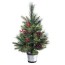 26 forest berry table top tree lit
