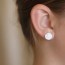 bridal beauty diy cute button earrings