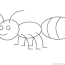 ant big back coloring page for kids