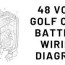 48 volt golf cart battery wiring