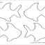 fish shapes free printable templates