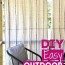 diy drop cloth curtains for your deck