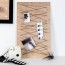 minimalist clothespin memo board