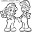 mario character coloring pages