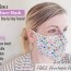 diy face mask tutorial and pattern