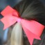 cheer bow hairbow for little girls