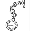 pocket watch coloring pages free