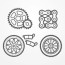 1 462 motorcycle parts vector images