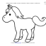 coloring page foal color picture of foal