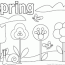 spring coloring pages free printables