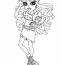 monster high abbey coloring page free