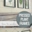 diy pressed plant frame