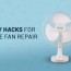 easy hacks for table fan repair