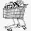 grocery cart coloring page 5 by john