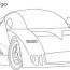 super car ford gt coloring page for kids