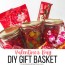 diy valentine s day gift basket from