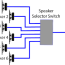speaker selector switch simulators
