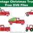 free christmas truck svg files