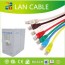 6 utp color code network cable with etl