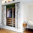 how to disguise an open closet in a